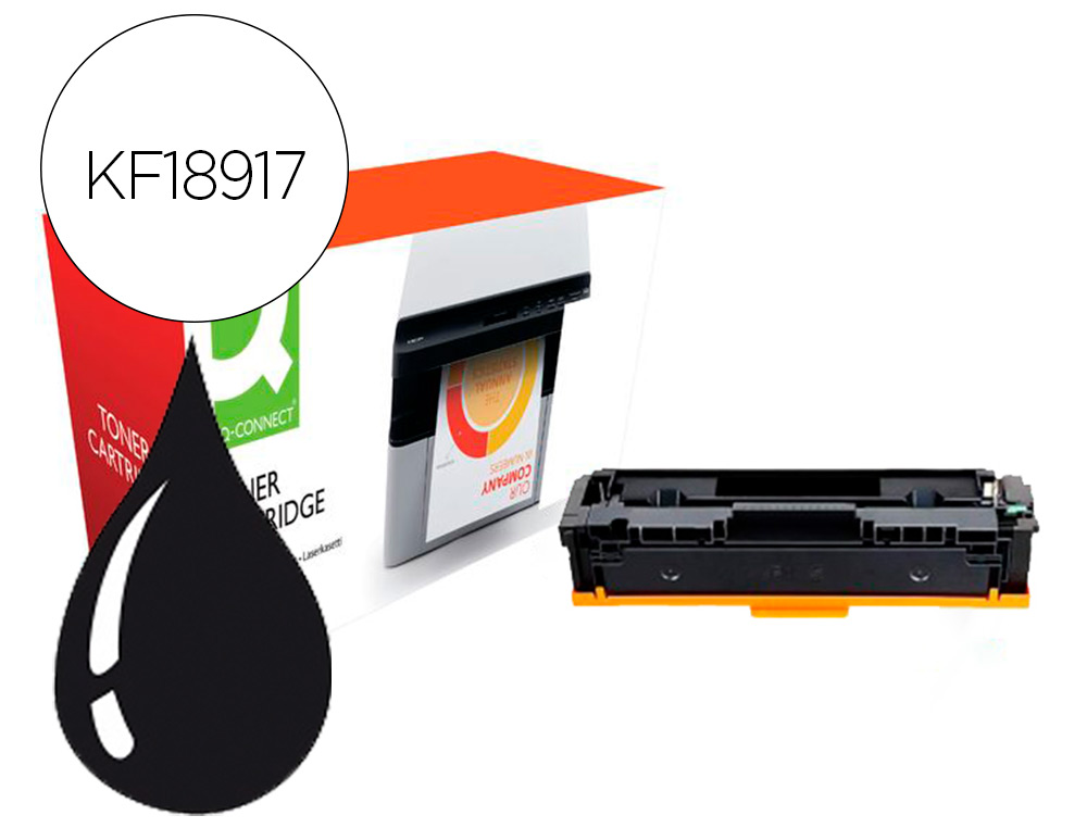 TONER COMPATIVEL Q-CONNECT CANON LBP611K I-SENSYS LBP610 PRETO ALTO RENDIMENTO 2800 PAGINAS