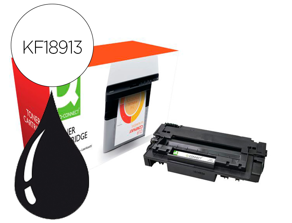 TONER COMPATIVEL Q-CONNECT CANON LBP710K I-SENSYS LBP-710 / 712 PRETO 12500 PAGINAS