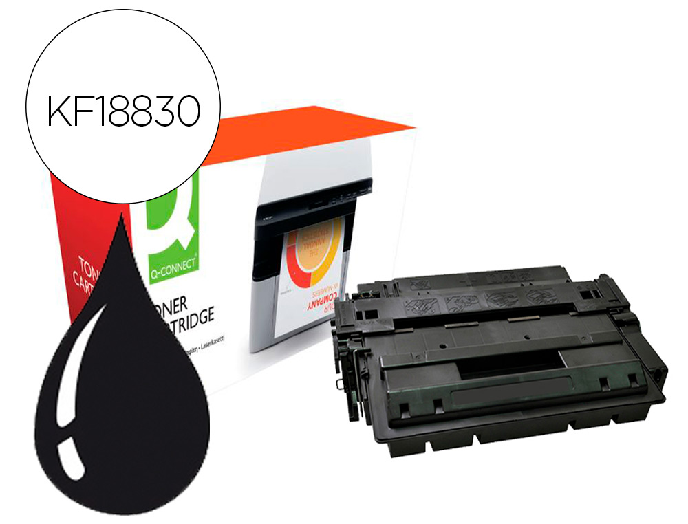 TONER COMPATIVEL Q-CONNECT CANON C724-HY I-SENSYS LBP 6750 / 6780 ALTO RENDIMENTO PRETO 12500 PAGINAS