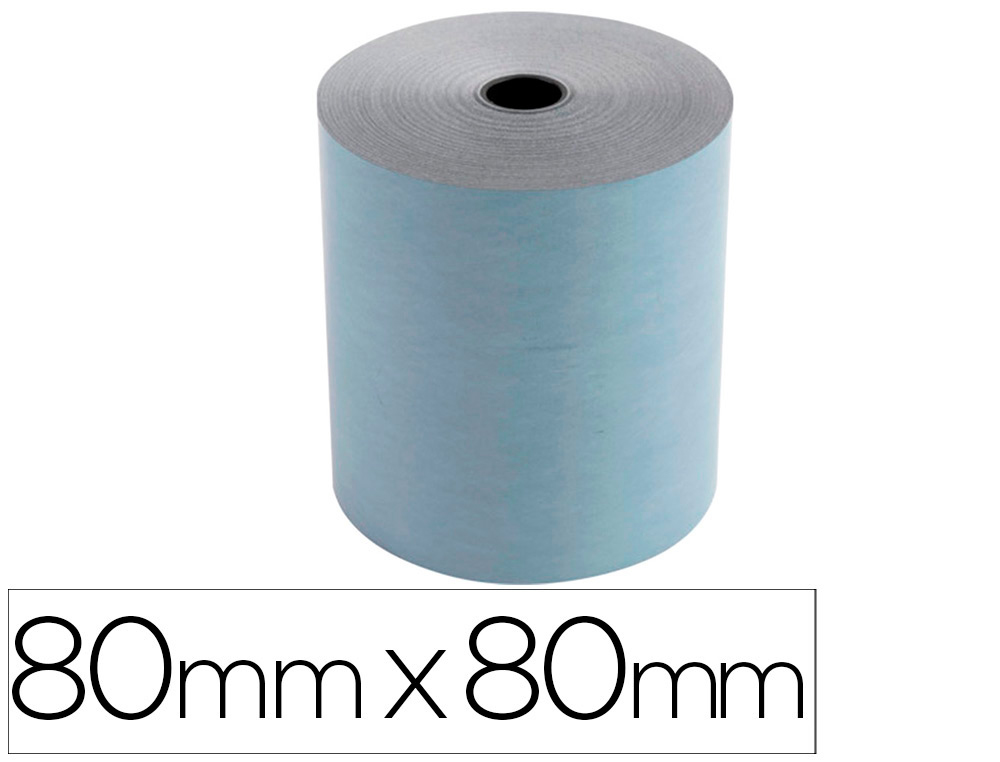 ROLO CALCULADORA EXACOMPTA SAFE CONTACT TERMICO 80 MM X 80 MM 52 G/M2