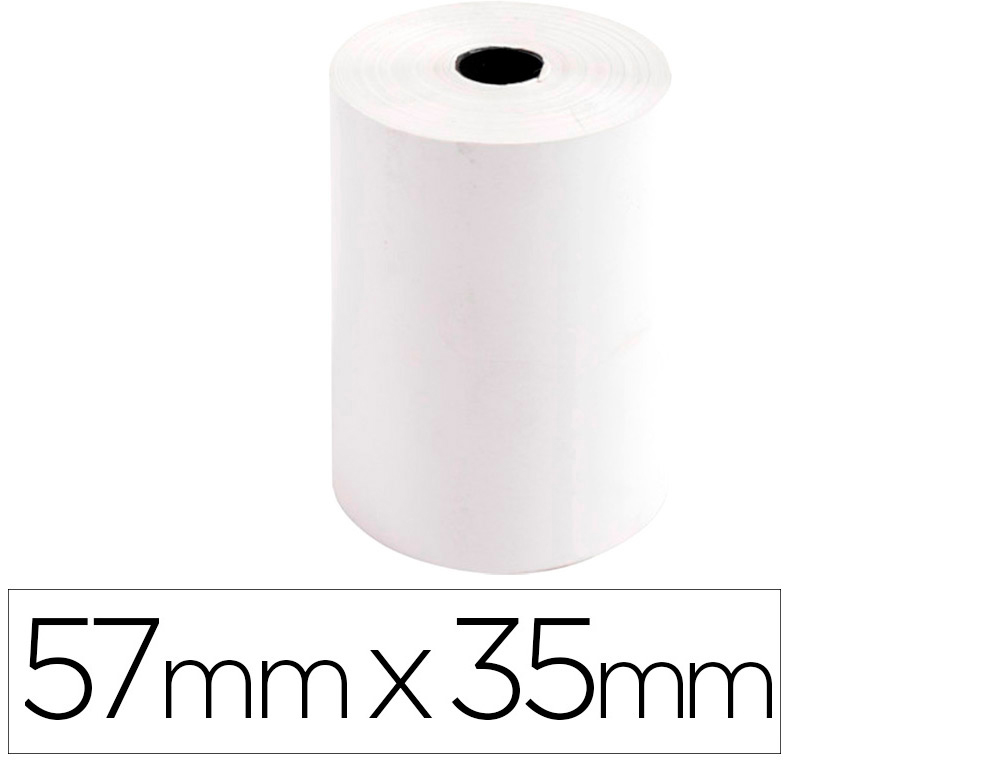 ROLO CALCULADORA EXACOMPTA SAFE CONTACT TERMICO 57 MM X 35 MM 44 G/M2