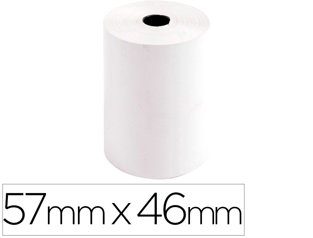 ROLO CALCULADORA EXACOMPTA SAFE CONTACT TERMICO 57 MM X 46 MM 55 G/M2