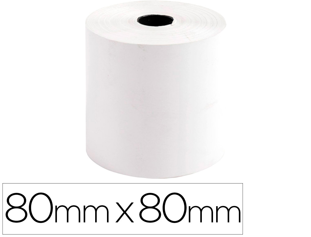 ROLO CALCULADORA EXACOMPTA TERMICO 80 MM X 80 MM 44 G/M2