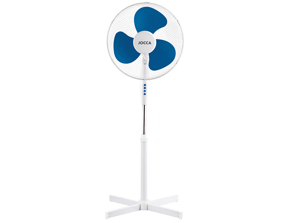 VENTILADOR DE PE JOCCA 3 VELOCIDADES CABECA RECLINAVEL 40W DIAMETRO 400 MM 420X520X120 MM