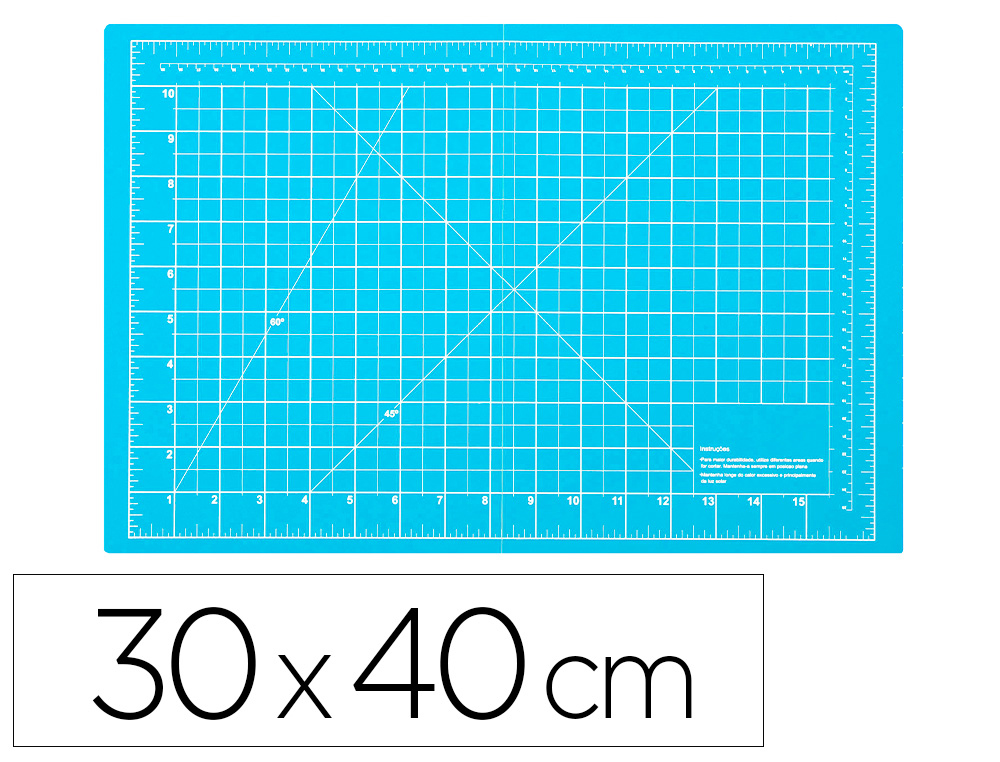 PLACA DE CORTE LIDERPAPEL DIN A3 3MM ESPESSURA COR AZUL