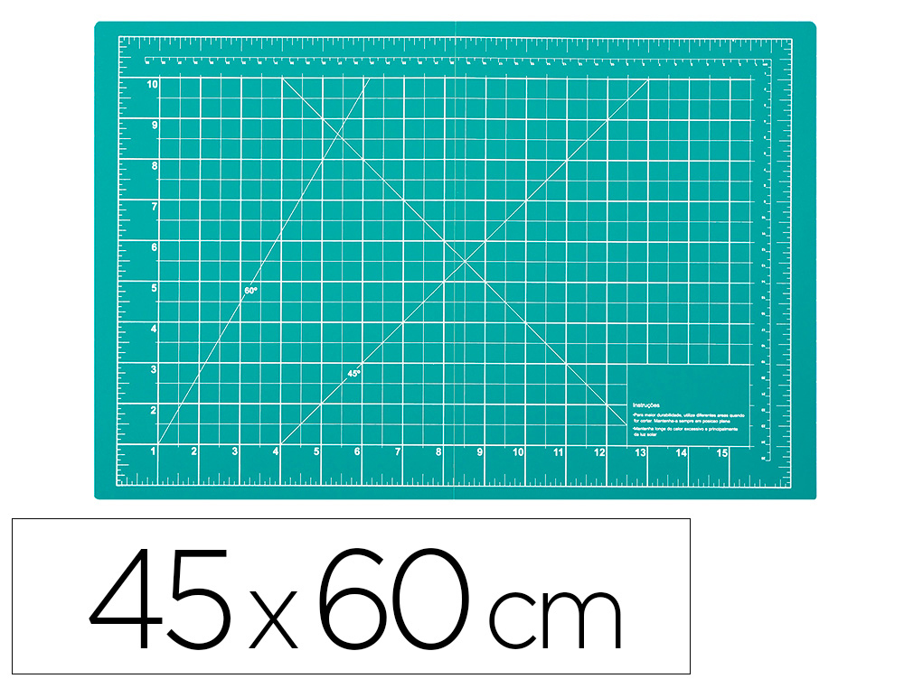 PLACA DE CORTE LIDERPAPEL DIN A2 3MM ESPESSURA COR VERDE CLARO
