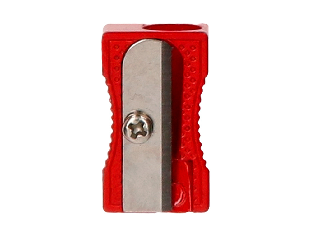 APARA LAPIS LIDERPAPEL METALICO 1 USO COR VERMELHO