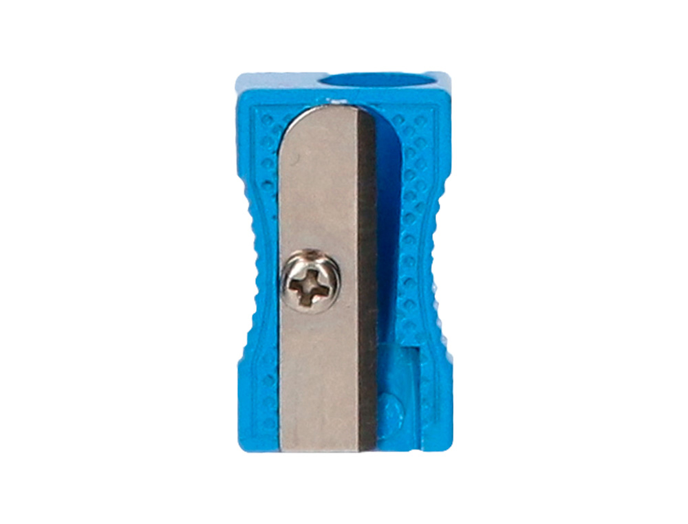 APARA LAPIS LIDERPAPEL METALICO 1 USO COR AZUL