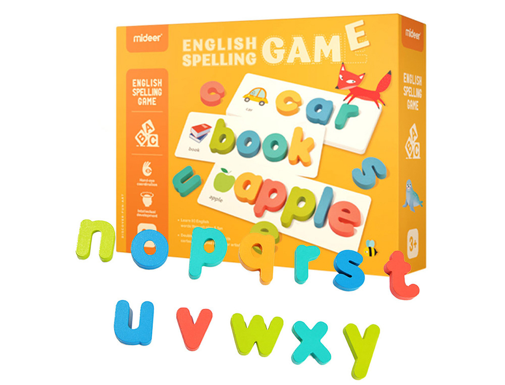JOGO DIDATICO MIDEER COMBINAR LETRAS EM INGLES