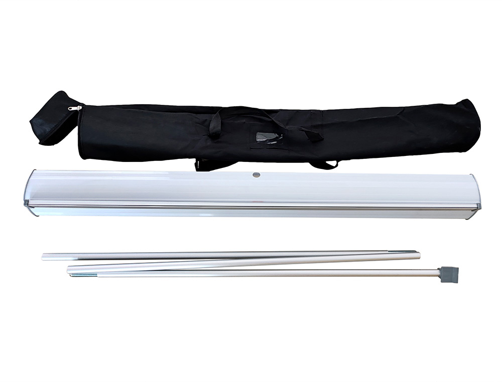 EXPOSITOR YOSAN ROLL UP ALUMINIO 1 FACE LARGURA 85 CM ALTURA 200 CM
