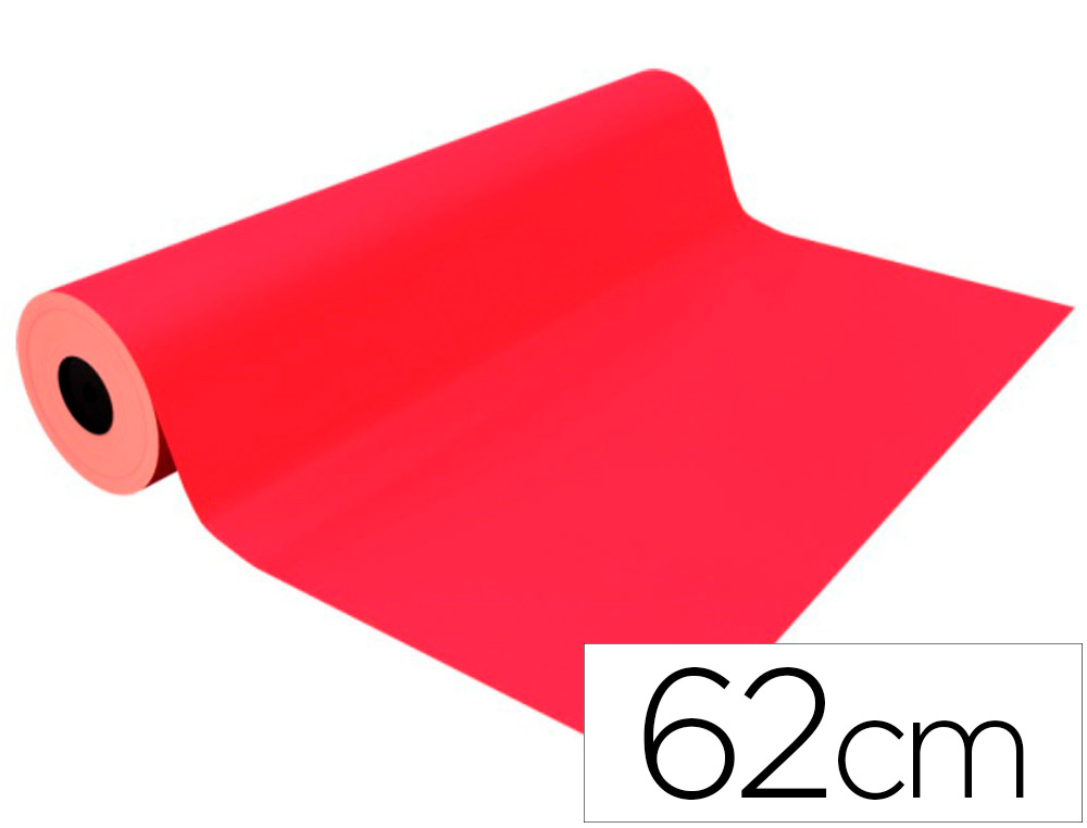 PAPEL FANTASIA BASIKA METALIZADO VERMELHO BOBINE LARGURA 62 CM COMPRIMENTO 80 M