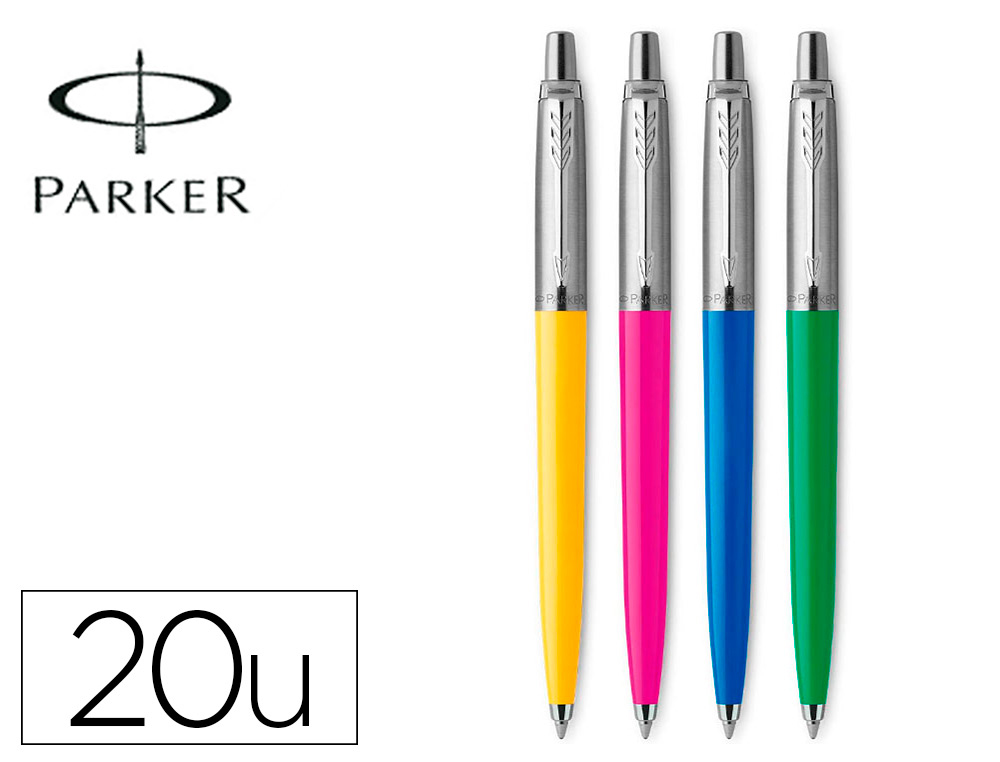 ESFEROGRAFICA PARKER JOTTER ORIGINALS ANOS 90 TRANSIT LOTE DE 20 UNIDADES SORTIDAS
