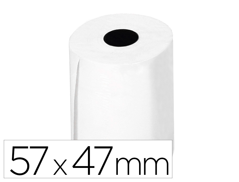 ROLO TERMICO PARA IMPRESSORA GREENING 57 MM LARGURA X 47MM DIAMETRO PARA MAQ DE CARTAO DE CREDITO SEM BISFENOL EM 70 GR