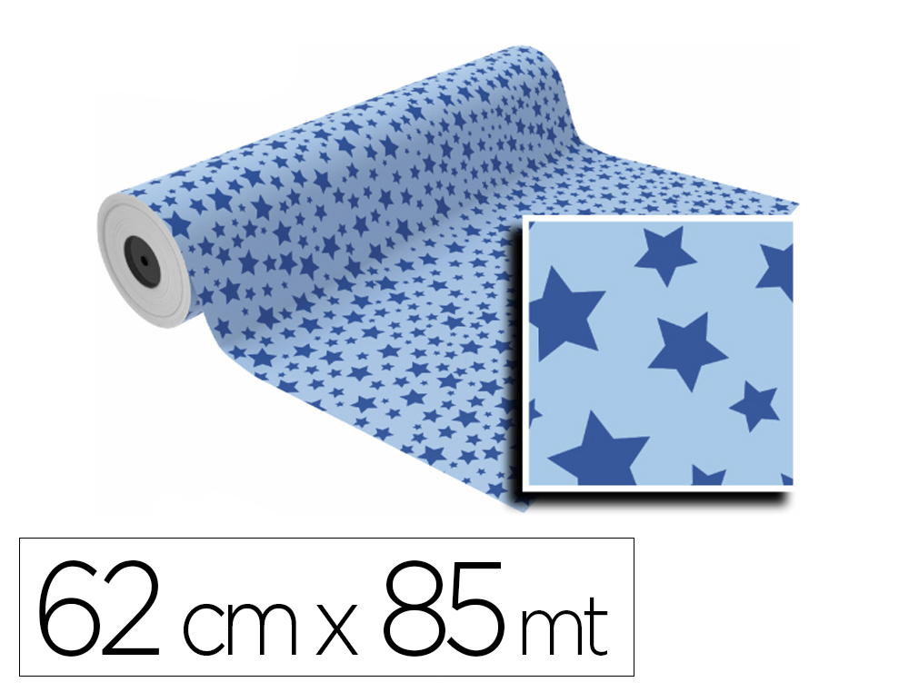 PAPEL FANTASIA BASIKA KTA1904-G BOBINE LARGURA 62 CM COMPRIMENTO 85 M PESO 4 KG GRAMAGEM 60 GR