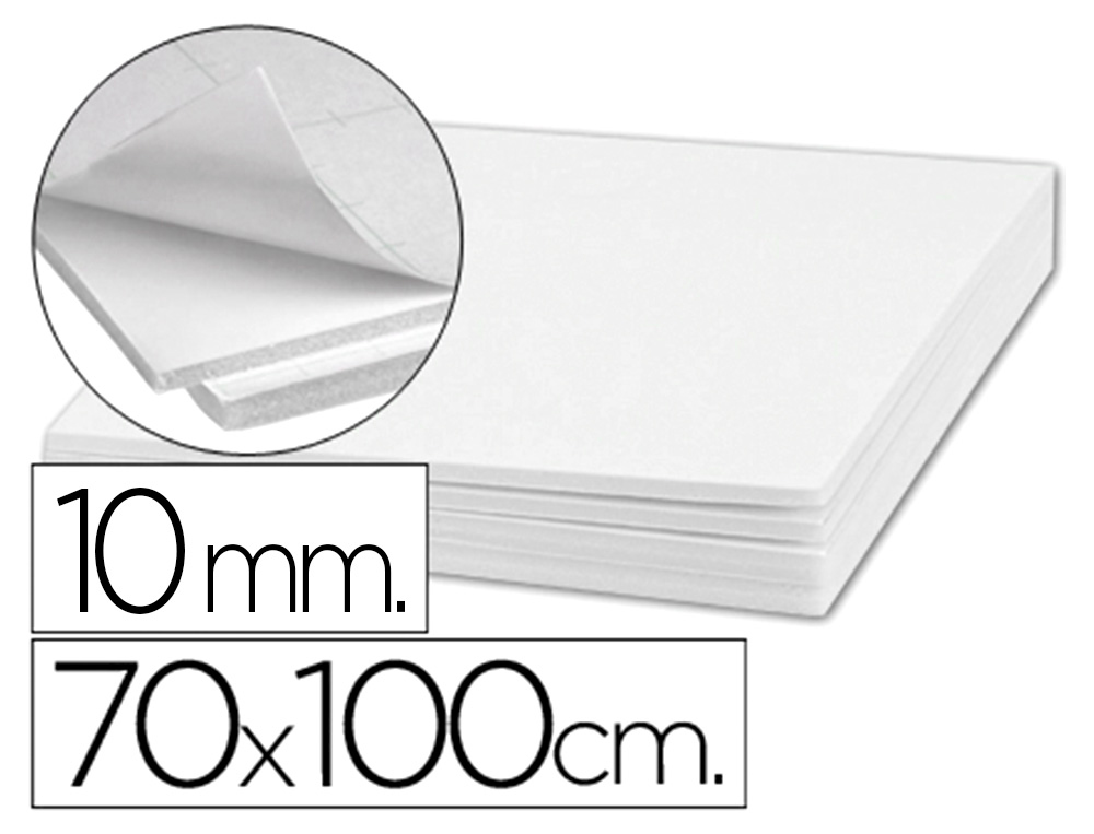 CARTAO K-LINE LIDERPAPEL BRANCO ADESIVO 1 FACE 70X100CM ESPESSURA 10 MM