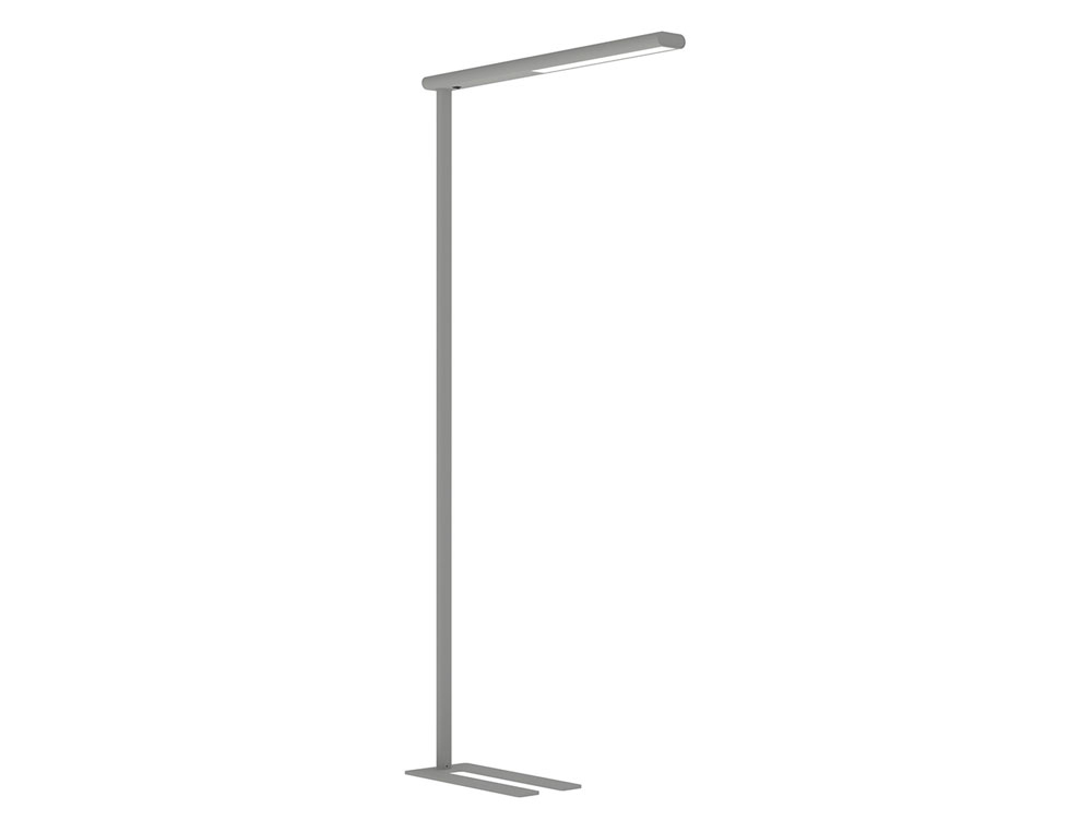 CANDEEIRO DE CHAO ROCADA MAULJET LED 4 NIVEIS INTENSIDADE COR PRATA 950X1950 MM