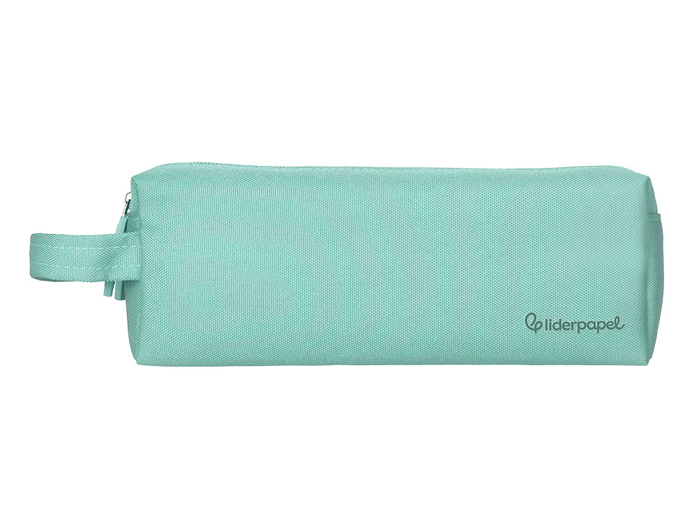 ESTOJO ESCOLAR LIDERPAPEL CLASSIC RETANGULAR COM ASA 2 FECHOS 210X80 MM VERDE MACA