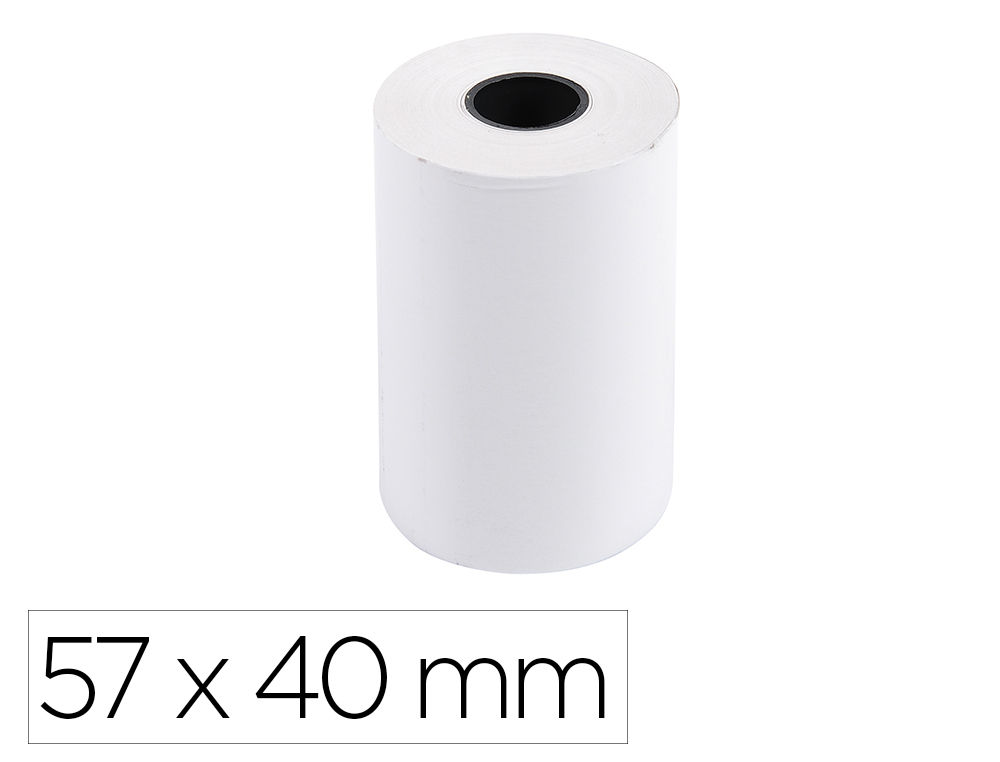 ROLO CALCULADORA EXACOMPTA TERMICO 57X40 MM 55 GR SEM BPA