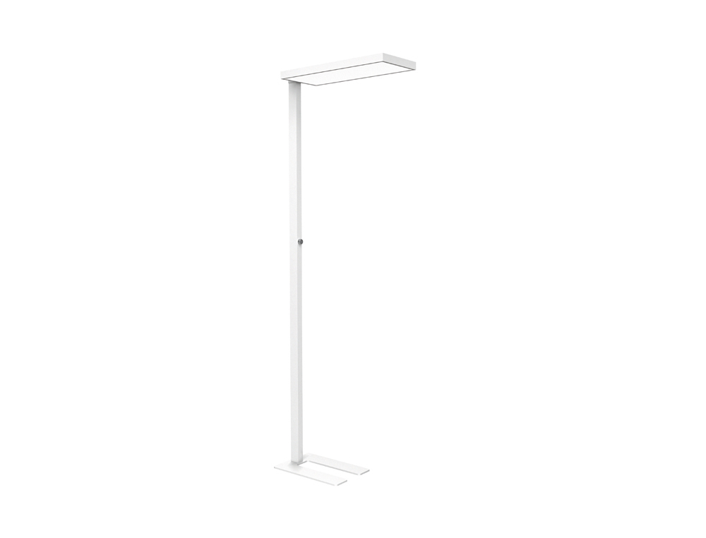 CANDEEIRO DE PE MAUL LED JURA ALUMINIO COR BRANCO 1200X500X120 MM