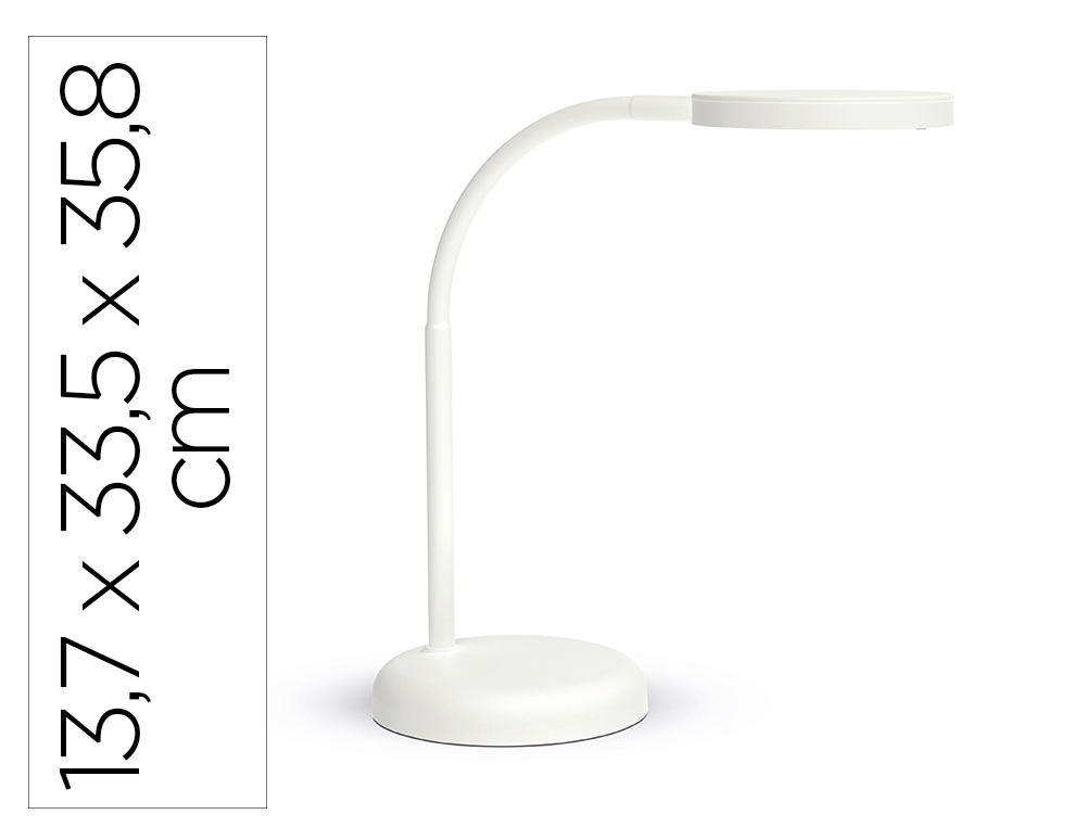 CANDEEIRO DE ESCRITORIO MAUL LED JOY COR BRANCO 137X335X358 MM