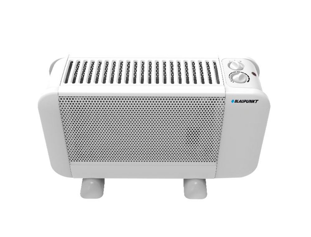 RADIADOR DE MICA BLAUPUNKT MINI 900W DOS NIVEIS POTENCIA PROTECAO SOBRE AQUECIMENTO COR BRANCO