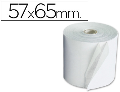 ROLO TERMICO COPIATIVO PARA IMPRESSORA 57X65X11 MM 58 GR