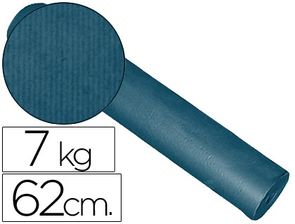 PAPEL FANTASIA KRAFT LISO COBALTO 62CM 7 KG