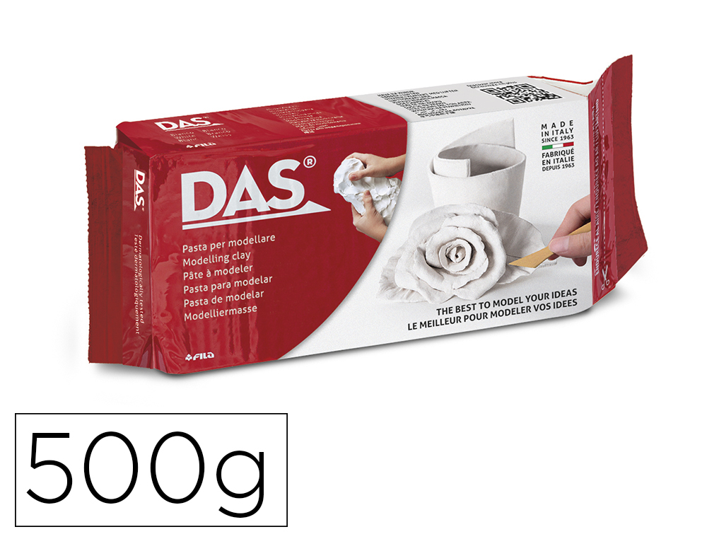 PASTA PARA MODELAR DAS 500 GR BRANCO