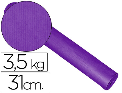 PAPEL FANTASIA KRAFT LISO LILAS 31CM 3.5 KG