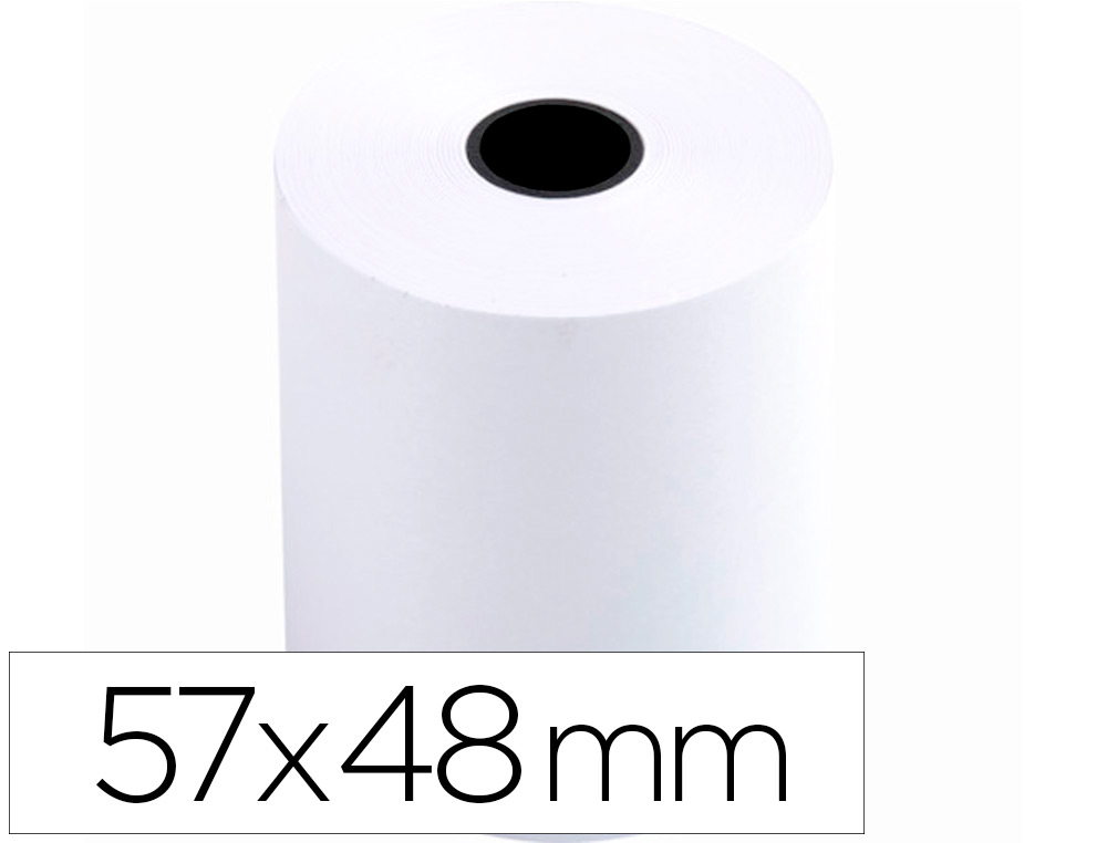 ROLO TERMICO PARA IMPRESSORA 57X48X11 MM 58 GR