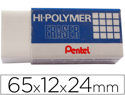 BORRACHA PENTEL BRANCA ZEH10 LAPIS