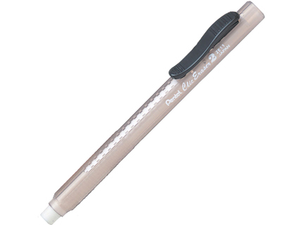 BORRACHA LAPIS PENTEL ZE11T CORPO TRANSLUCIDO CASTANHO