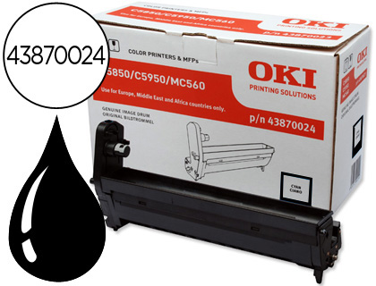 TAMBOR OKI C5850/5950 PRETO -20000PAG