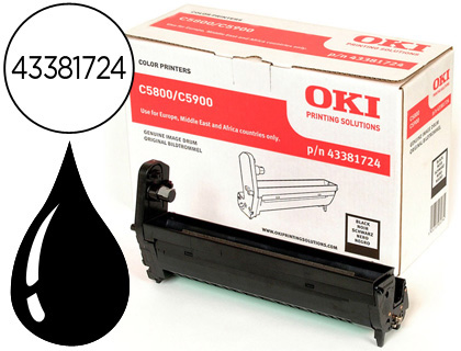 TAMBOR OKI C5800 C5900 C5550 PRETO -20.000 PAG