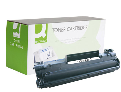 TONER Q-CONNECT COMPATIVEL HP CB436A LASERJET /P1505N/M1120MFP/M1522MFP/MFP -2.000PAG