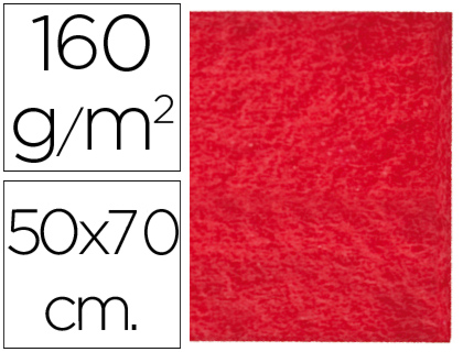 FELTRO LIDERPAPEL 50X70CM VERMELHO