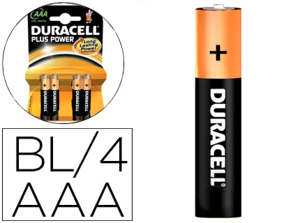 PILHA DURACELL RECARREGAVEL AAA 750 MAH BLISTER DE 4 UNIDADES