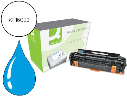 TONER Q-CONNECT COMPATIVEL HP CE411A COR LASERJET M351A / 451DN / 451DW / 451NW / 375NW / 475DN / 475DW CIAN 2.600 PAG