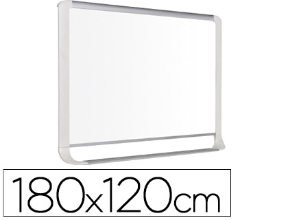 QUADRO BRANCO BI-OFFICE LACADA CON BANDEJA INTEGRADA 180X120 CM