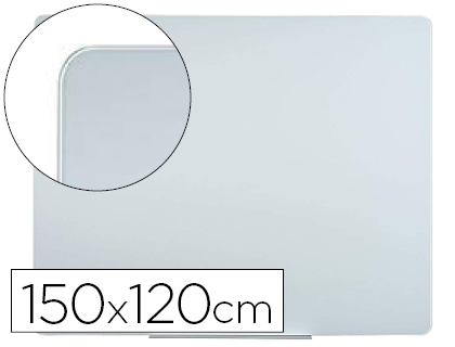 QUADRO BRANCO BI-OFFICE CRISTAL MAGNETICO 150X120 CM