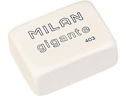 BORRACHA MILAN BRANCA 403