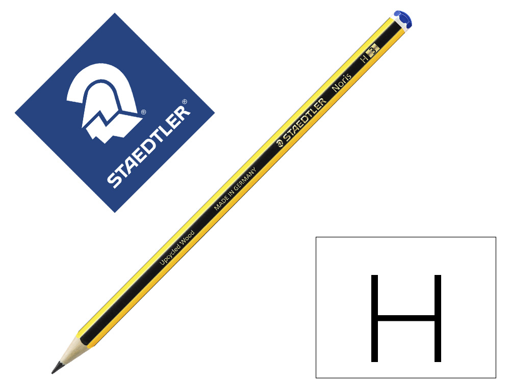 LAPIS DE GRAFITE STAEDTLER NORIS N.3 H