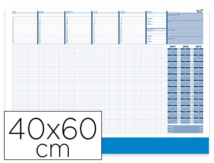 PLANNING SECRETARIA SEMANAL QUO VADIS ESCRIBANIA ESP SU8200 40X60 CM