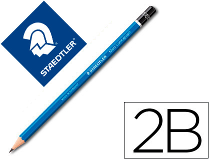 LAPIS DE GRAFITE STAEDTLER MARS LUMOGRAPH 100 2B UNIDADE