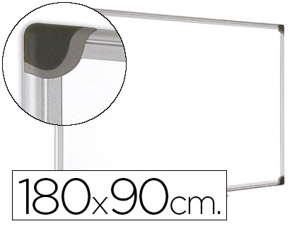 QUADRO BRANCO BI-OFFICE MAGNETICA MAYA W CERAMICA VITRIFICADA MOLDURA DE ALUMINIO 180 X 90 CM COM BANDEJA PARA ACESSORIO