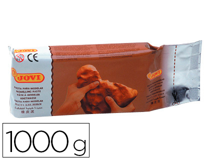 PASTA PARA MODELAR JOVI 1000 GR CASTANHO